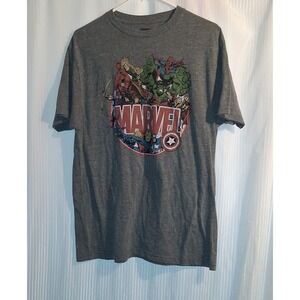 Marvel Comics Avengers Collage T Shirt Medium Hulk Ironman‎ Captain America Thor